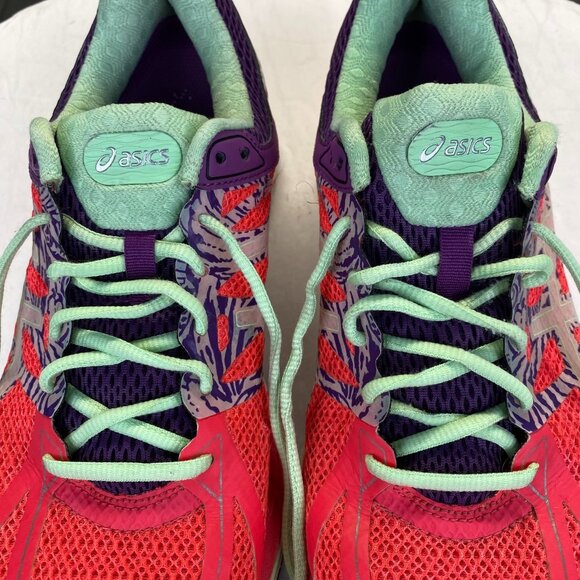 Asics Women's Athletic Shoes - Pink and Purple 241 - Picture 9 of 13